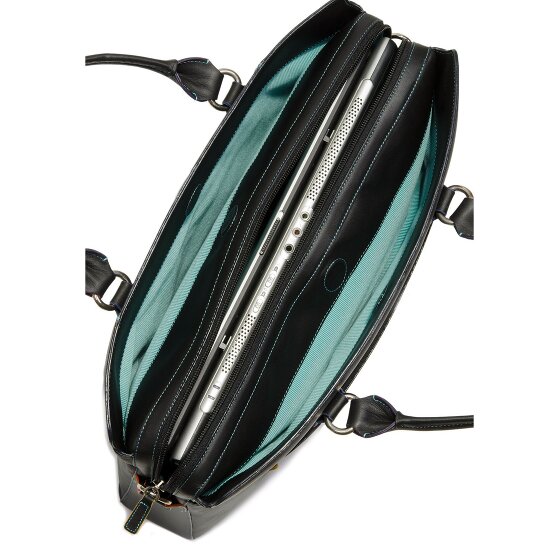 Mywalit Cartella in pelle con scomparto per laptop da 40 cm