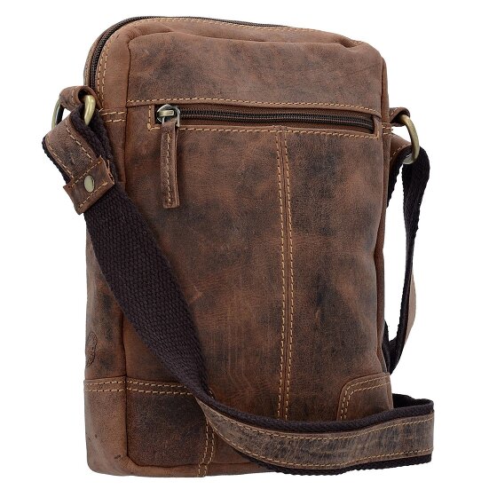 Greenburry Borsa a tracolla vintage in pelle 20 cm