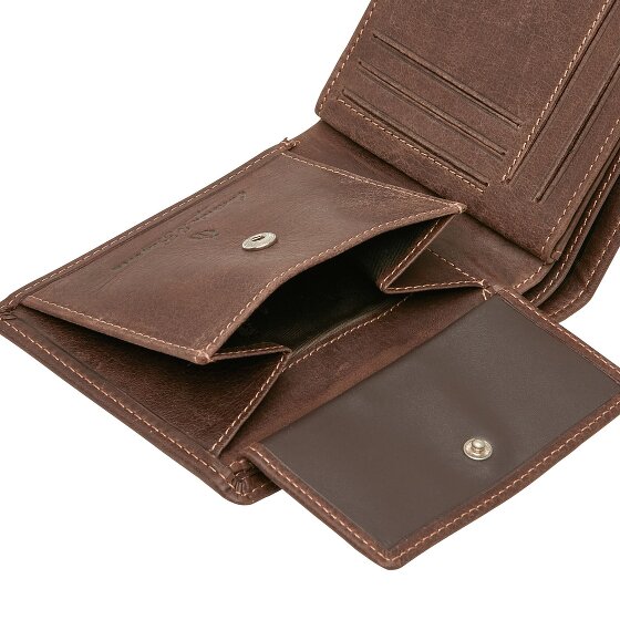 Castelijn & Beerens Portafoglio Protezione RFID Vera Pelle 11.5 cm