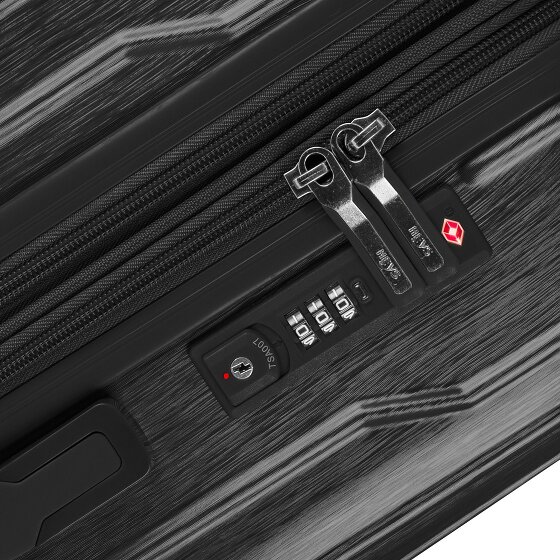 Heys Xtrak 4 ruote Set di valigie 3 pezzi con piega di espansione