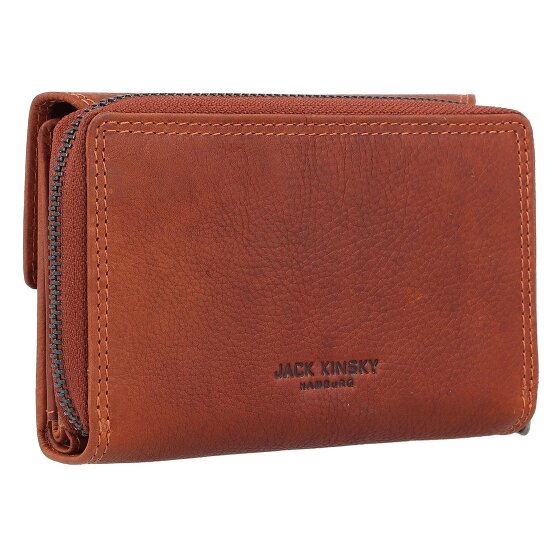 Jack Kinsky Portafoglio Protezione RFID Pelle 13.5 cm