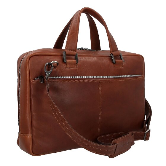 Plevier Vintage Bill Valigetta Pelle 40 cm Scomparto per laptop