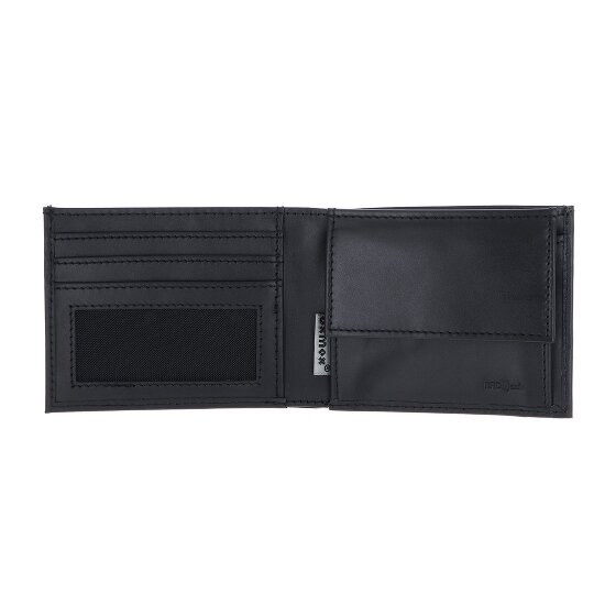 oxmox Leather Portafoglio Protezione RFID Vera Pelle 11 cm