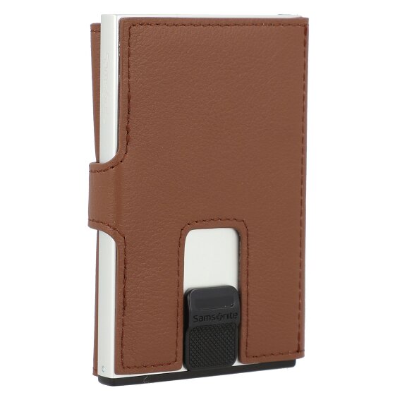 Samsonite Custodia per carte di credito Alu Fit RFID in pelle 6,5 cm