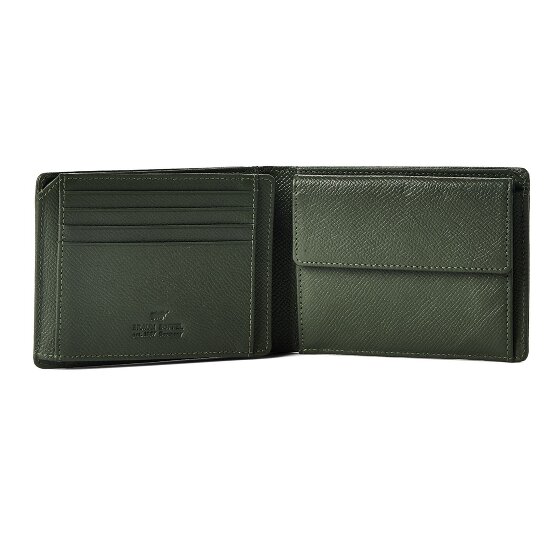 Braun Büffel Robin Portafoglio Protezione RFID Vera Pelle 12.5 cm