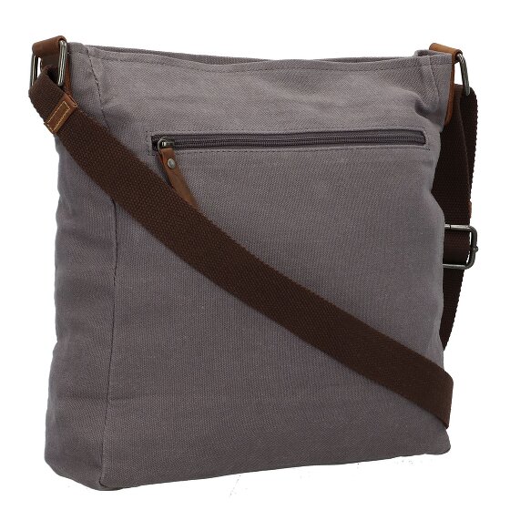 Greenburry Borsa a tracolla in canapa vintage 29 cm