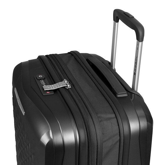 Gabol Queens 4 ruote Set di valigie 4 pezzi con piega di espansione