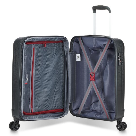 Roncato Kinetic 2.0 4 ruote Carrello della cabina 55 cm con piega di espansione