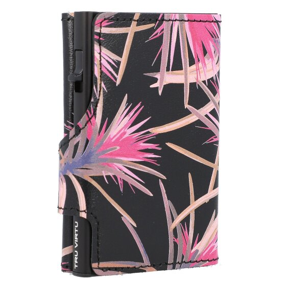 Tru Virtu Custodia per carte di credito RFID in pelle 6,5 cm