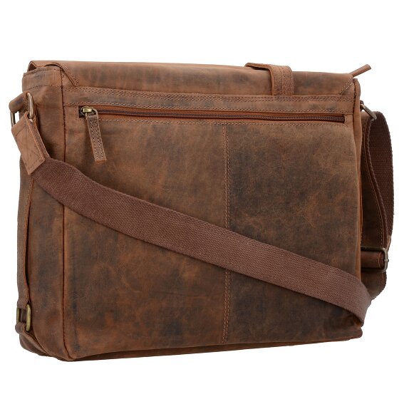Greenland Nature Montenegro Borsa a tracolla in pelle 39 cm