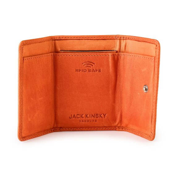 Jack Kinsky Aruba Portafoglio Protezione RFID Pelle 9.5 cm
