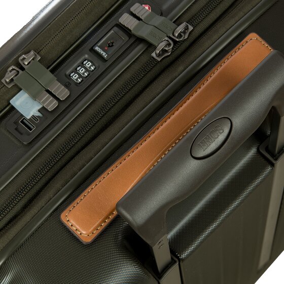 Bric's Taormina 4 ruote Carrello S 57 cm con piega di espansione