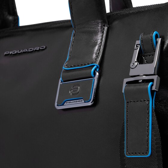 Piquadro Blue Square Borsa shopper Pelle 38 cm Scomparto per laptop con piega di espansione