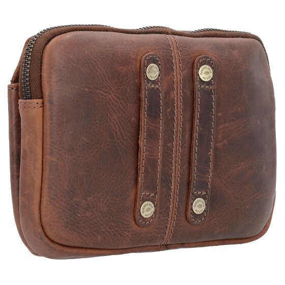 Greenland Nature Marsupio morbido e sicuro RFID in pelle 18 cm