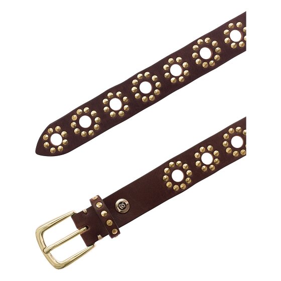 b.belt Cintura con borchie Vera Pelle