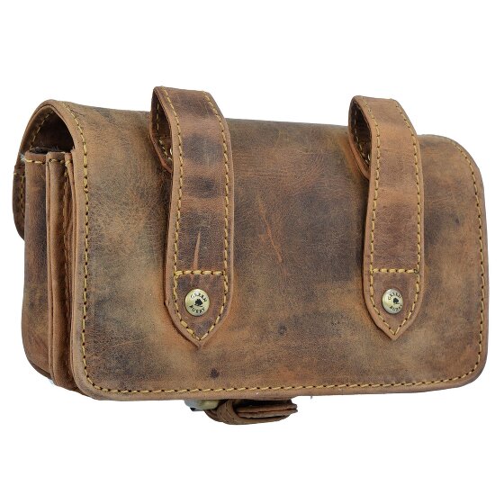 Greenburry Marsupio militare vintage in pelle 16 cm