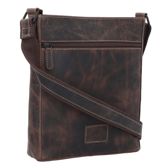 Jack Kinsky Baltimore 30 Borsa a tracolla Pelle 30 cm