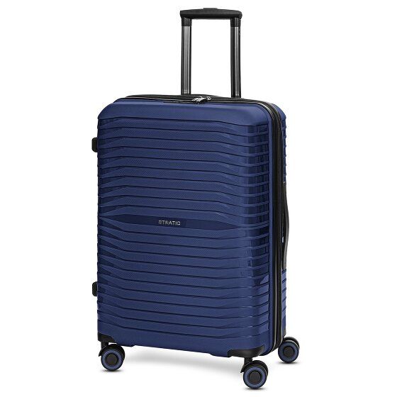 Stratic Shine 4 ruote Set di valigie 3 pezzi con piega di espansione