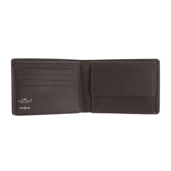 Golden Head Polo Portafoglio Protezione RFID Vera Pelle 12.5 cm