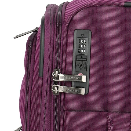 Travelite Cubis 4 ruote Trolley cabina S 55 cm espandibile