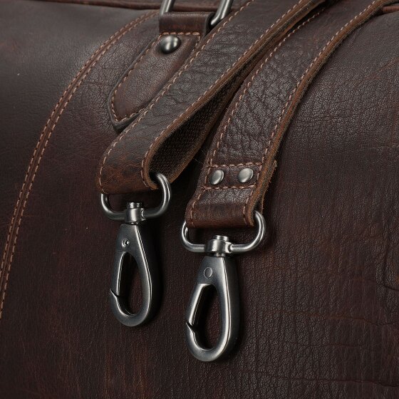 Jack Kinsky Porto Borsa da viaggio Weekender Pelle 55 cm