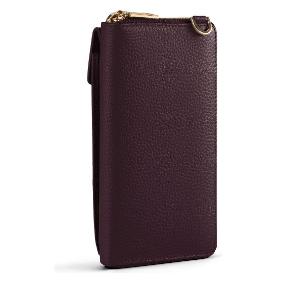 Lazarotti Bologna Portafoglio in pelle con zip Custodia per cellulare in pelle 19 cm