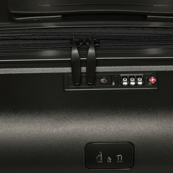 d&n Travel Line 4700 4 ruote Set di valigie 3 pezzi con piega di espansione