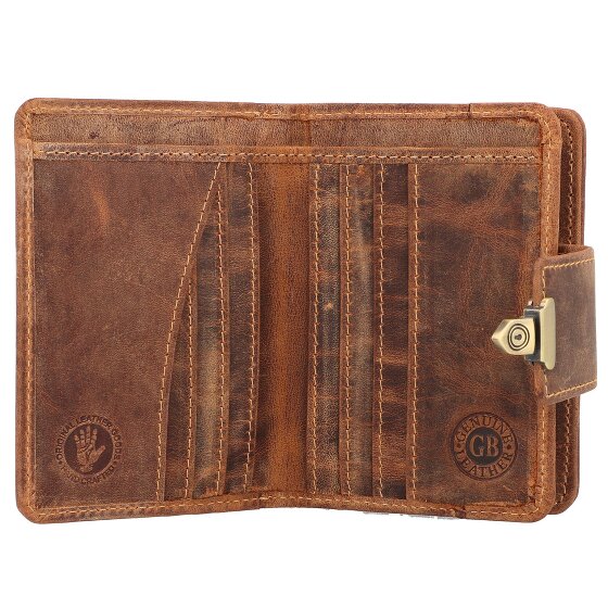 Greenburry Portafoglio vintage in pelle 12,5 cm