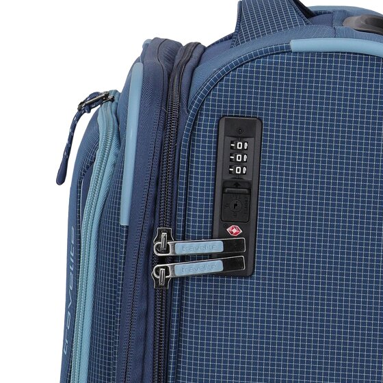 Travelite Corsiica 4 ruote Carrello della cabina S 55 cm con piega di espansione