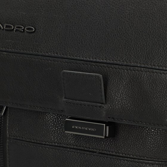 Piquadro Hedley Cartella Messenger Protezione RFID Pelle 42 cm Scomparto per laptop