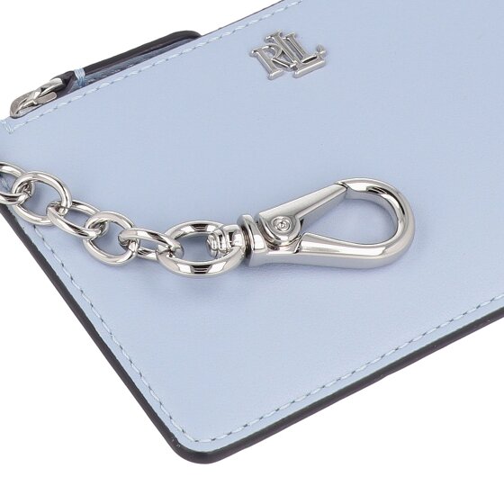 Lauren Ralph Lauren Zip Card Portafoglio chiave Vera Pelle 13 cm