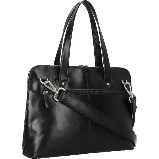 Leonhard Heyden Cambridge Borsa a tracolla in pelle 41 cm Scomparto per laptop