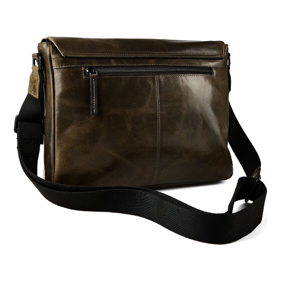 Greenburry Newport Messaggero Vera Pelle 35 cm