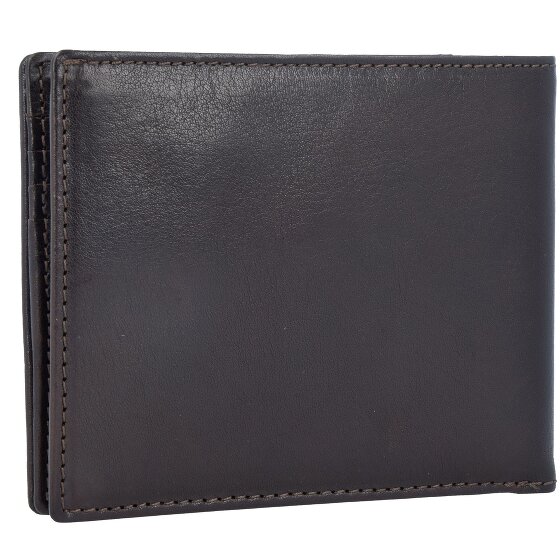 Braun Büffel Arezzo Portafoglio RFID in pelle 12 cm