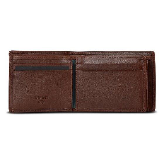Jost Vardo Portafoglio Protezione RFID Pelle 10.5 cm