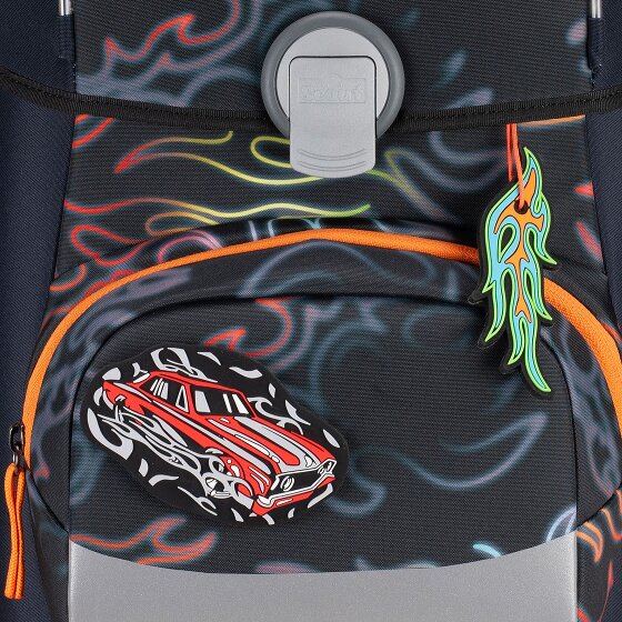 Scout Neo Exklusiv Safety Light Set di borse per la scuola 5 pezzi