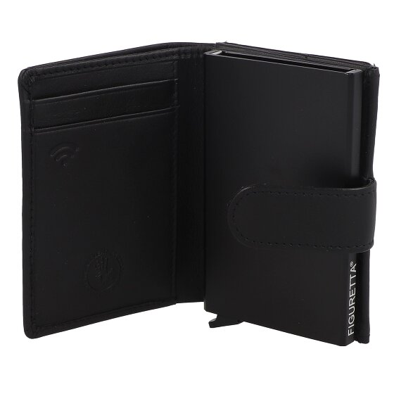 Greenburry Nappa Custodia per carta di credito Protezione RFID Pelle 8 cm