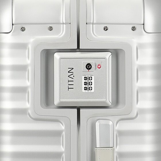 Titan Carrello Eternity a 4 ruote in Alluminio, 69 cm
