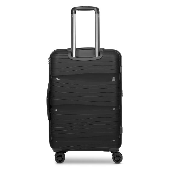 d&n Travel Line 4300-Plus 4 ruote Set di valigie 3 pezzi con piega di espansione