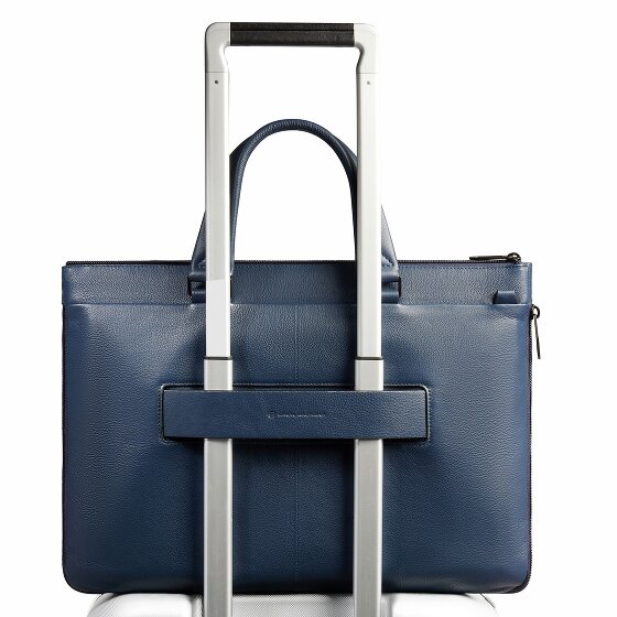 Piquadro Russel Valigetta Protezione RFID Pelle 42 cm Scomparto per laptop