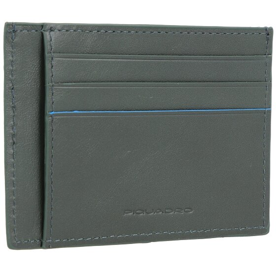 Piquadro Blue Square Revamp porta carte di credito RFID in pelle 11,5 cm