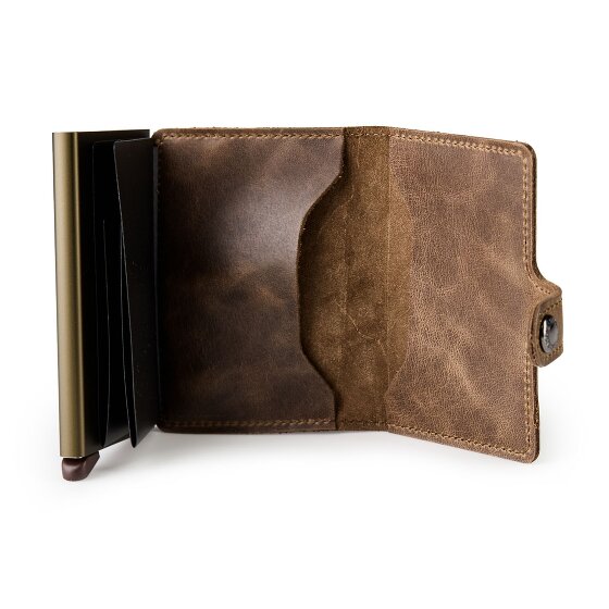 Secrid Miniwallet Vintage Custodia per carte di credito Portafoglio RFID in pelle 6,5 cm