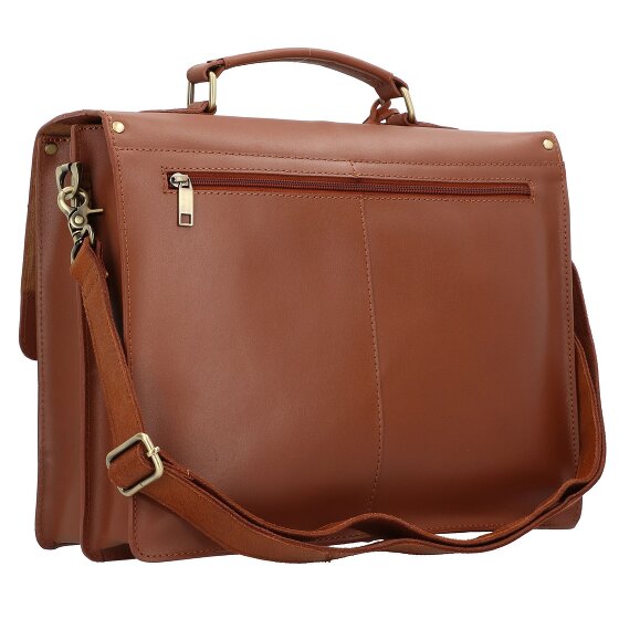 Burkely Cartella Scott vintage in pelle 38 cm