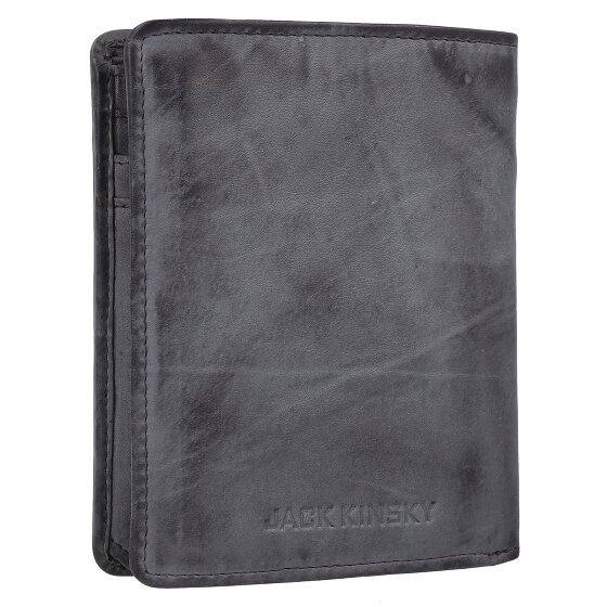 Jack Kinsky Portafoglio Nelson RFID in pelle 10 cm