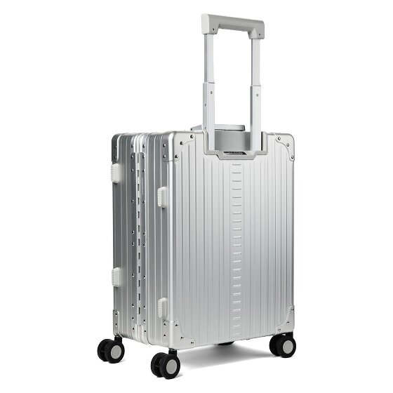 Aleon Trolley cabina Traveler Domestic a 4 ruote in Alluminio, 55 cm