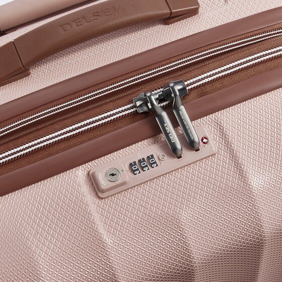Delsey Paris Carrousel 4 ruote Set di valigie 3 pezzi con piega di espansione