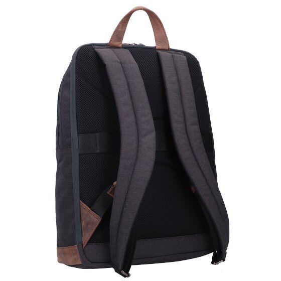 Greenburry Zaino Derby in PET riciclato Scomparto per laptop da 43 cm