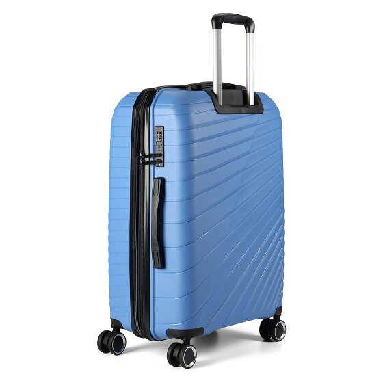 Benzi 5808 4 ruote Set di valigie 3 pezzi con piega di espansione