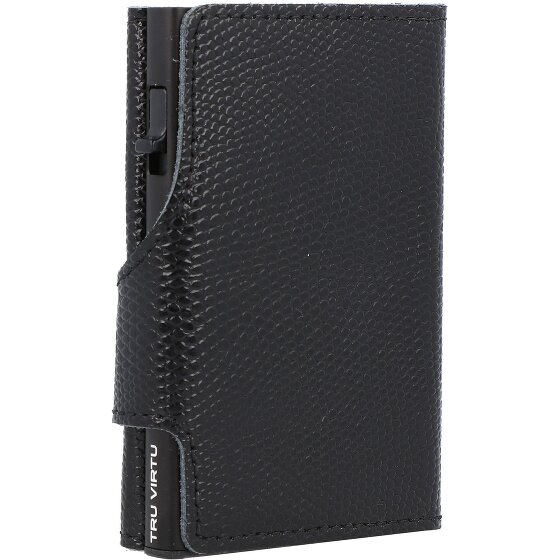 Tru Virtu Custodia per carte di credito RFID in pelle 6,5 cm