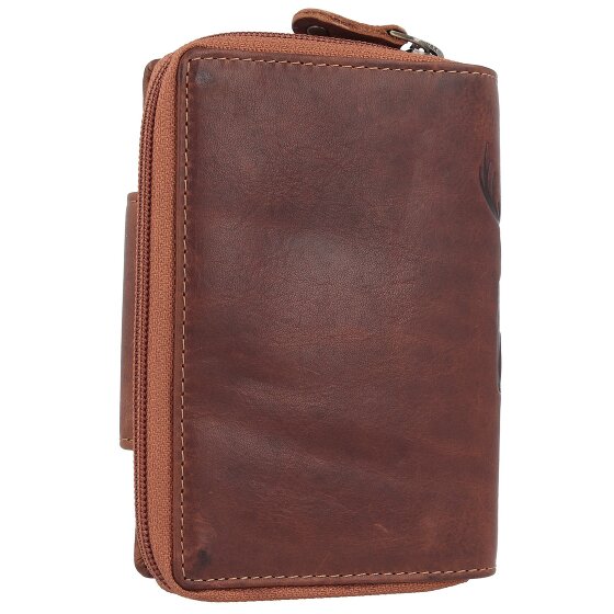 Jack Kinsky Monterey Portafoglio Protezione RFID Pelle 10 cm